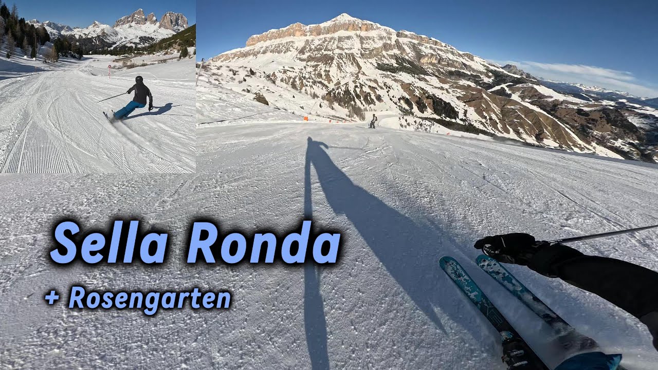 Die schönste Skirunde der Welt ? / Sella Ronda + Rosengarten 2025