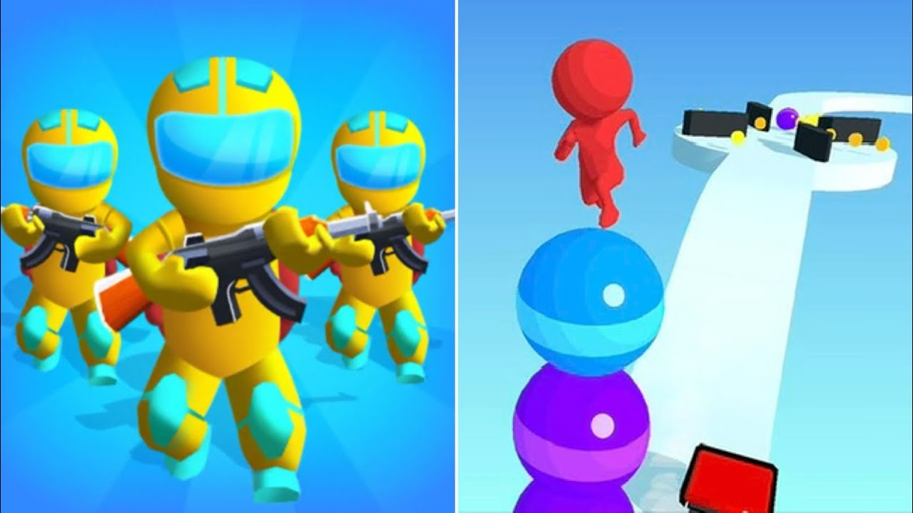 Max Level In Gun Clash 3D Vs Stack Rider🧨🧨🧨Big Update Mobile Gameplay ZXR45