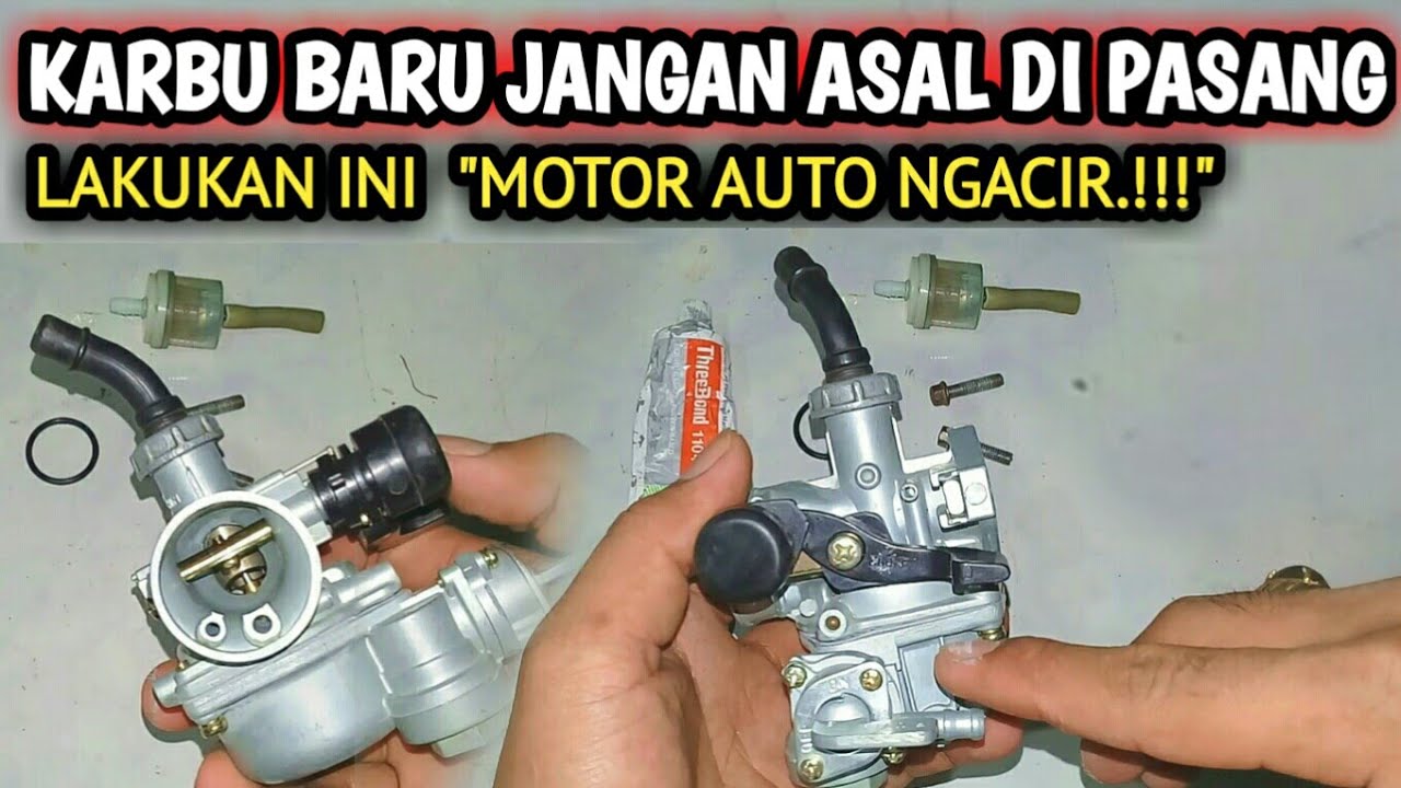 CARA PASANG KARBURATOR SUPRA GRAND PRIMA LEGENDA HONDA C SERIES
