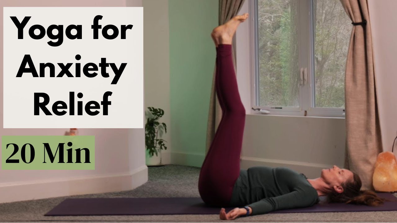 20 Min Yoga to go from Anxious to Calm | Mindful & Therapeutic