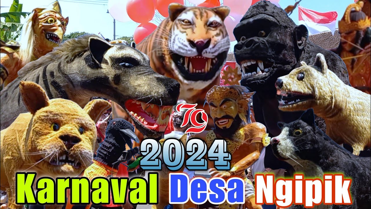 Karnaval Desa Ngipik 2024 !! Karnaval Kemerdekaan HUT RI KE 79