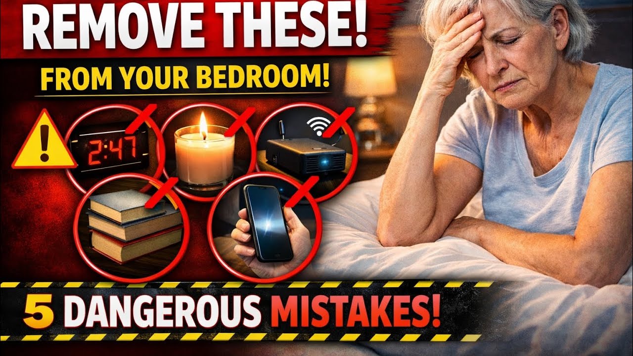  Over 60?   These 5 Bedroom Items Destroy Your Sleep (Most People Have Them Realizing It)