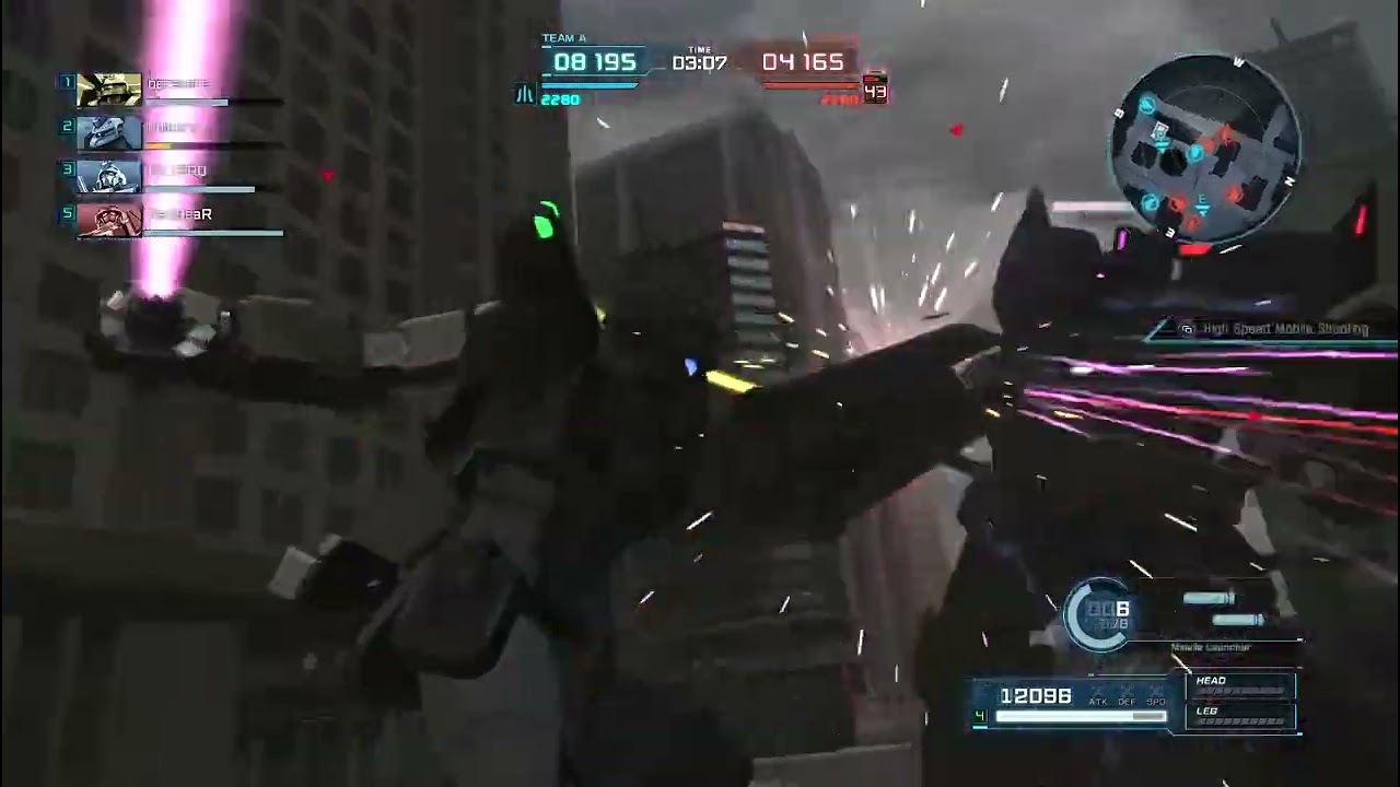 GUNDAM BATTLE OPERATION 2 (G Line Light Armor, LV2 450 COST, Deserted City)