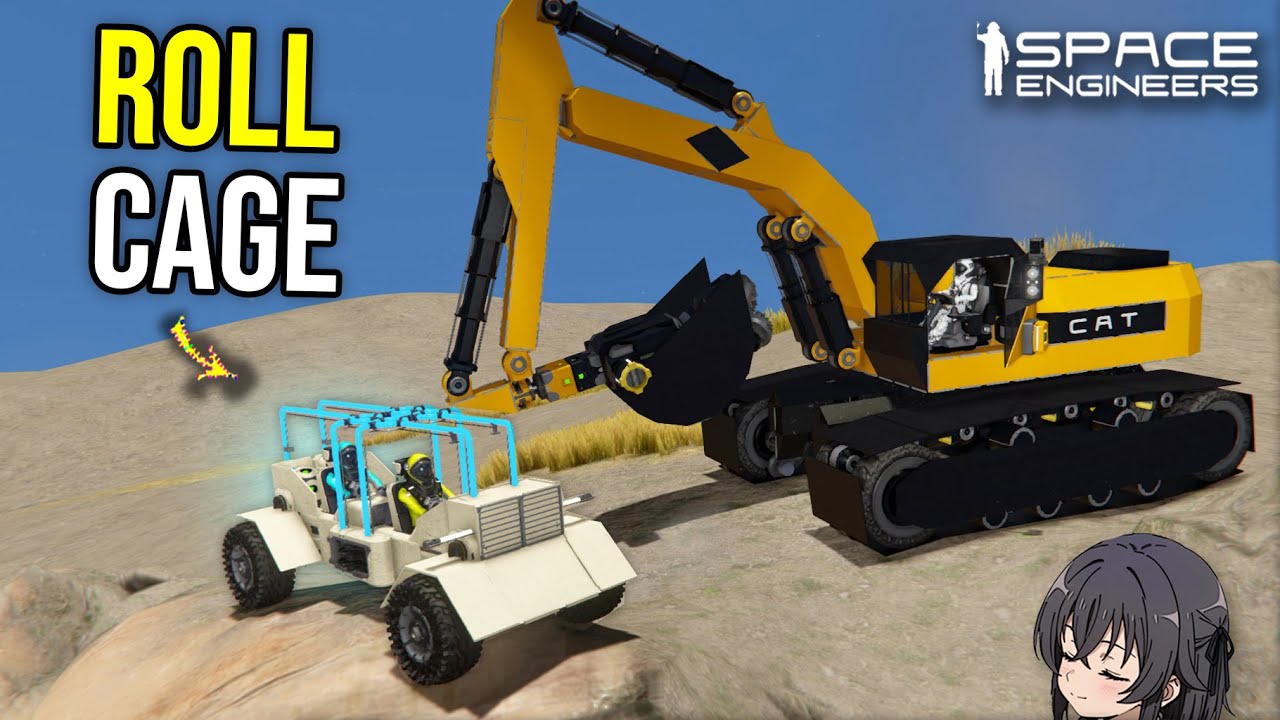 Can Tube Roll Cage Actually Save Rover From Accidents? Space Engineers