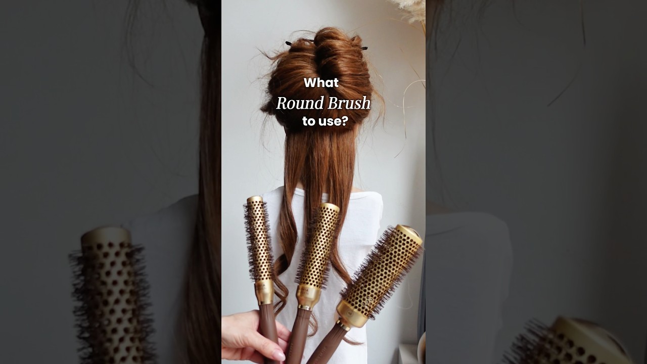 Which round brush to use when styling your hair! ⬆️