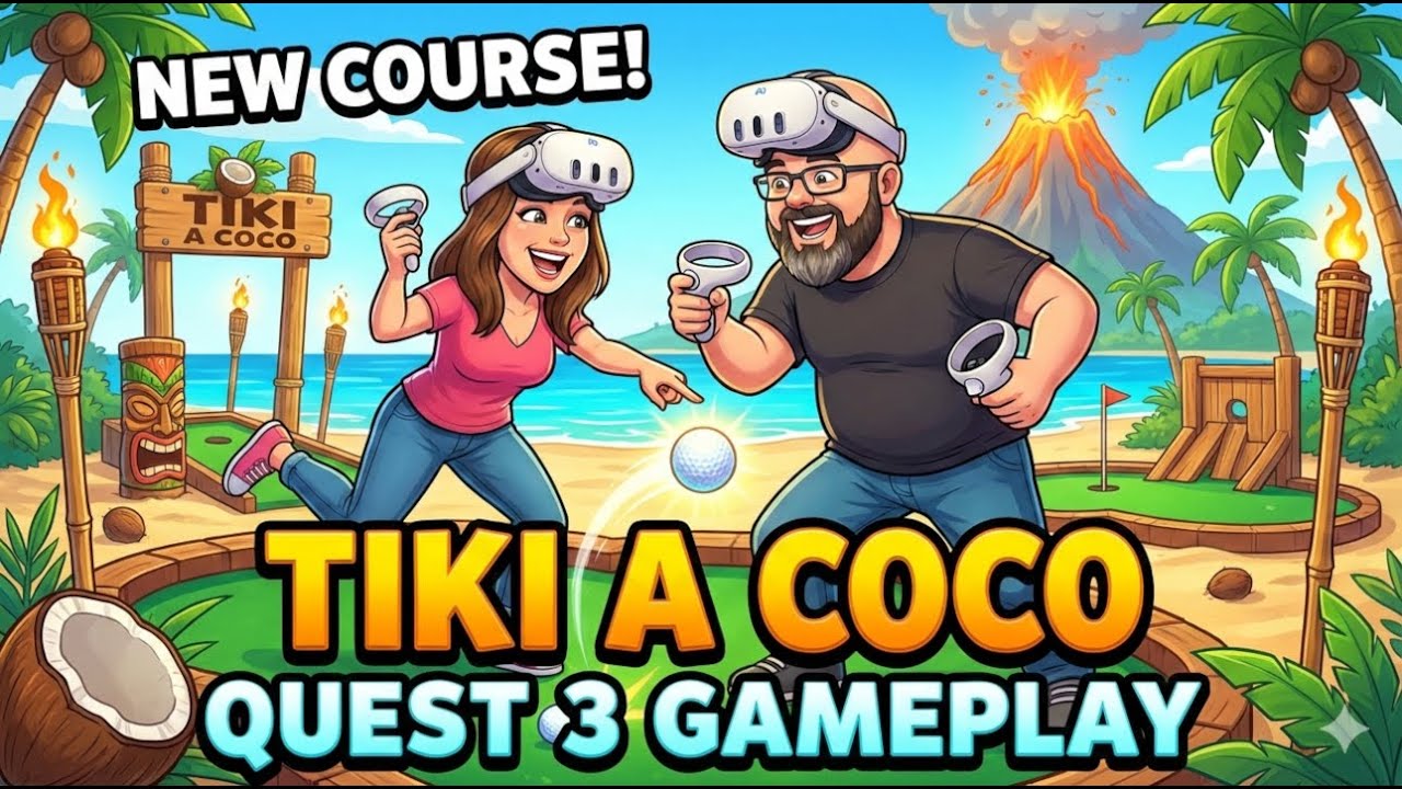 The NEW Walkabout Course is WILD! 🥥 Tiki a Coco: First 5 & Last 5 Holes vs. Kellie