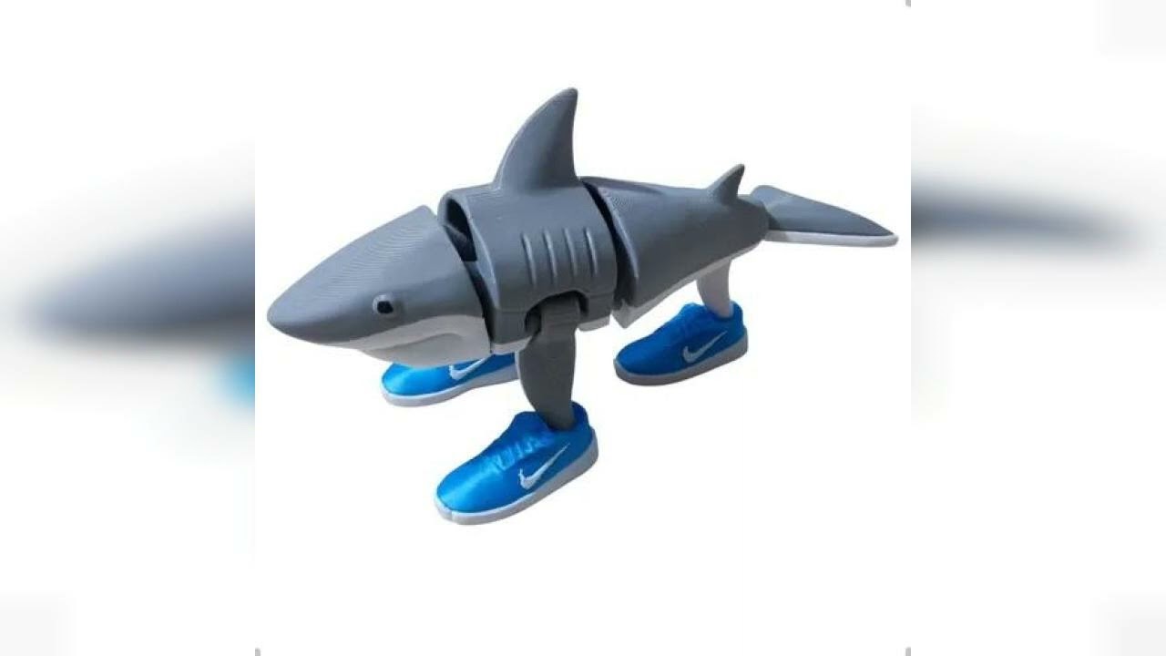 Review: Tralalero Tralala Meme Tubarão Articulado Miniatura 3d 14 Cm