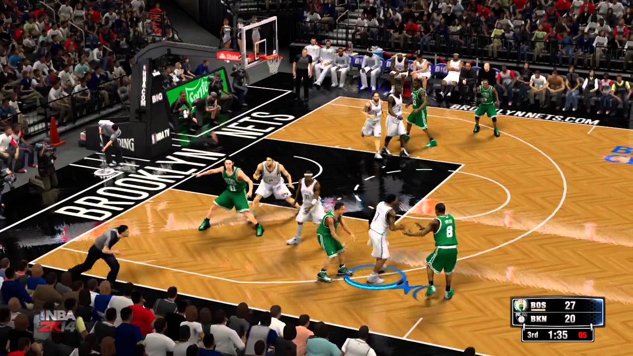 NBA 2K14 Gameplay - Boston Celtics vs Brooklyn Nets Full Game