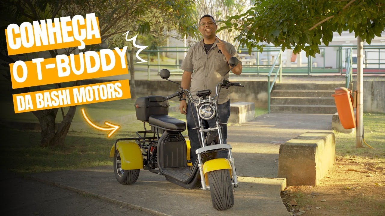 Conheça o Triciclo da Bashi Motors | Bike Elétrica | Review