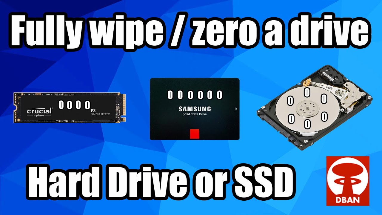 Как полностью стереть/обнулить жесткий диск или SSD