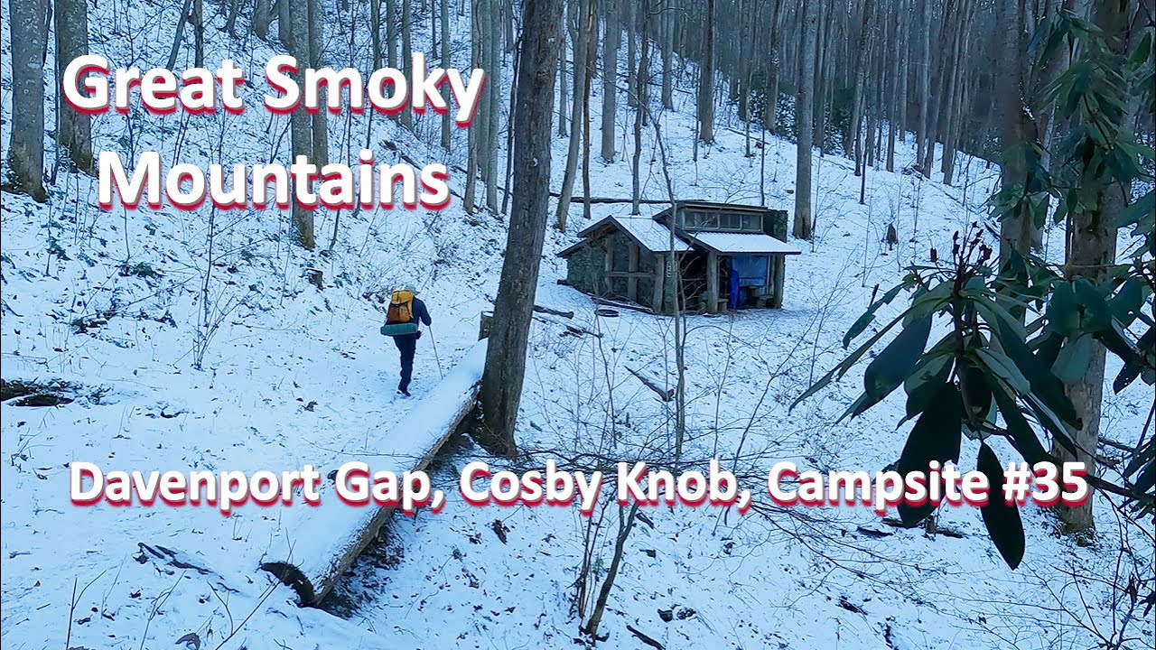 Great Smoky Mountains -  Davenport Gap, Cosby Knob, Campsite #35