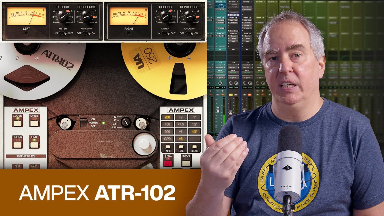 Совершенствуйте свой микс с помощью ленточного плагина Ampex ATR-102