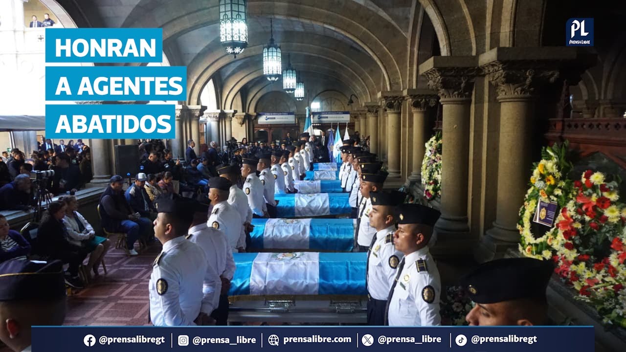 Estos son los datos de los agentes de la PNC caídos en ataques en distintos puntos de Guatemala