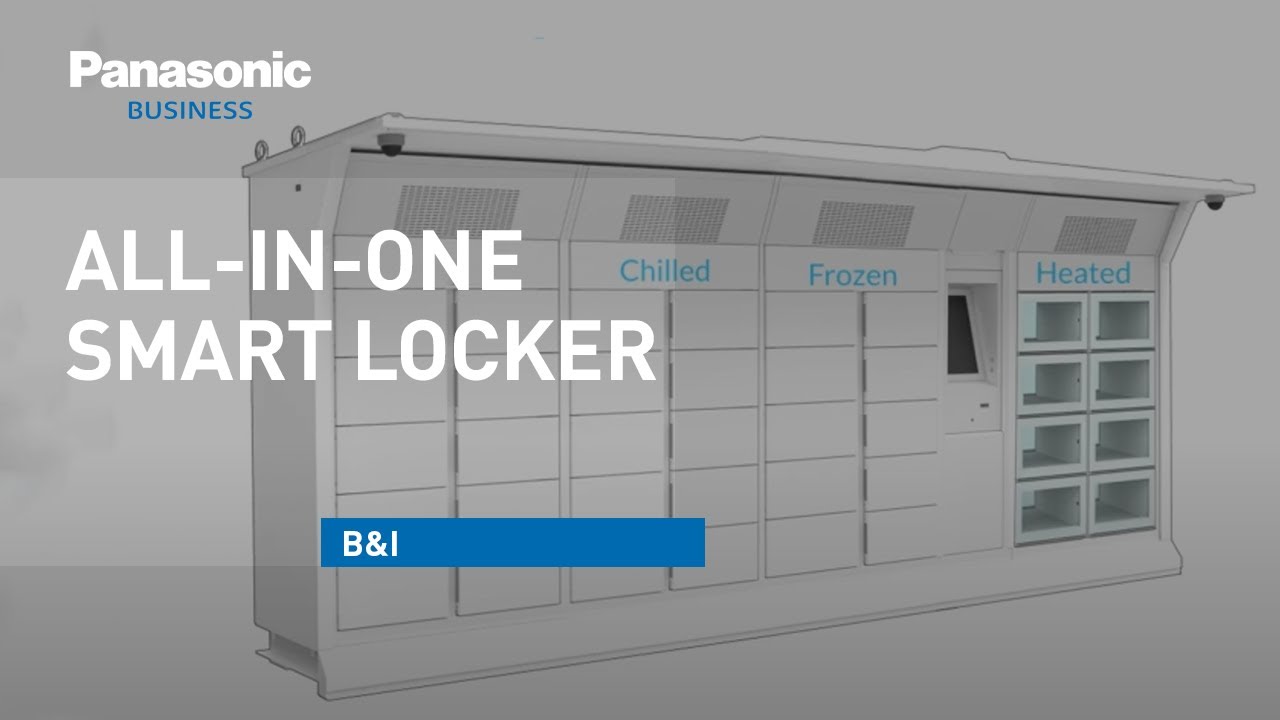 Discover all-in-one contactless smart delivery lockers | Panasonic B&I