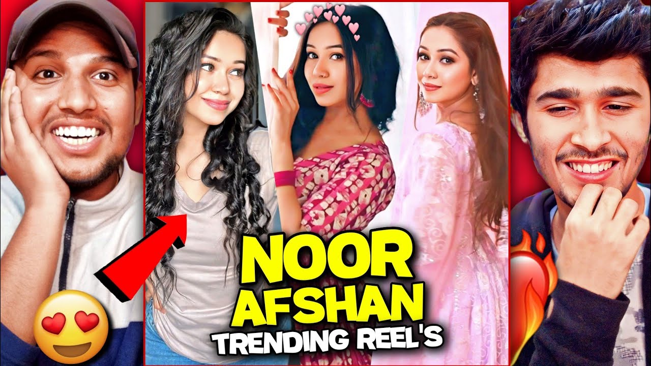 Noor Afshan Instagram Trending Reels Reaction 😍🔥| #noorafshan | V2funreacts