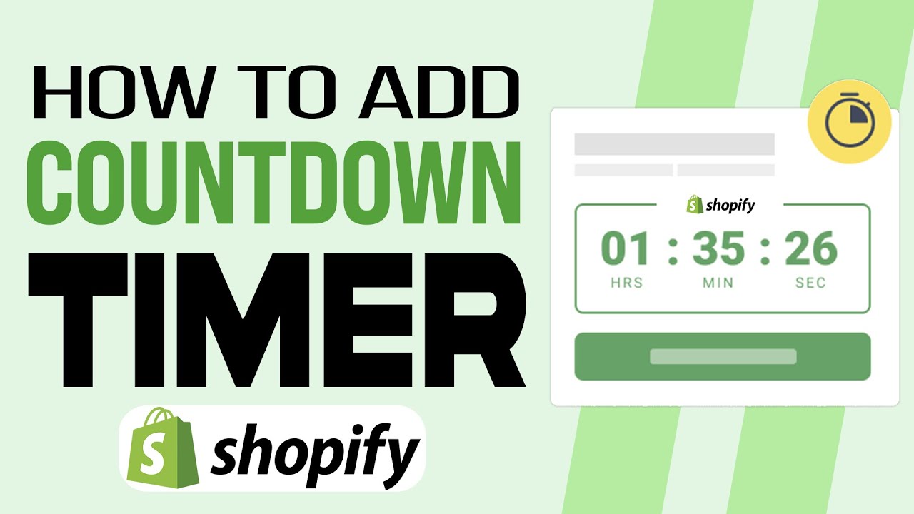 Как добавить таймер обратного отсчета в Shopify (быстро и легко)