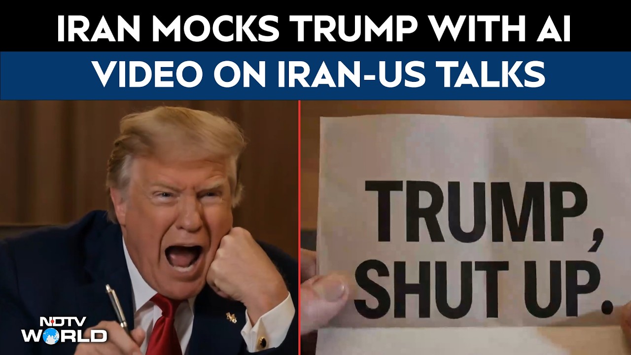 Видео Трампа, созданное с помощью ИИ | Иран высмеивает Трампа с помощью видео, созданного ИИ, о п...
