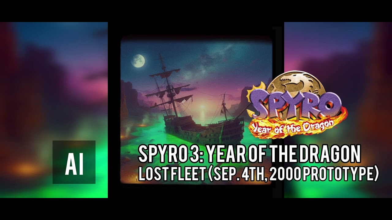 Spyro 3 Year of the Dragon OST - Lost Fleet (Sep. 4th 2000 prototype) (AI extended)