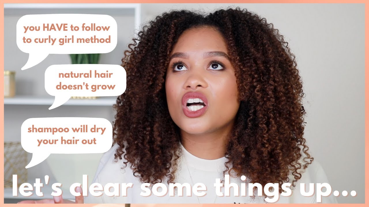 clearing up natural hair MYTHS | why i'm no longer following the curly girl method
