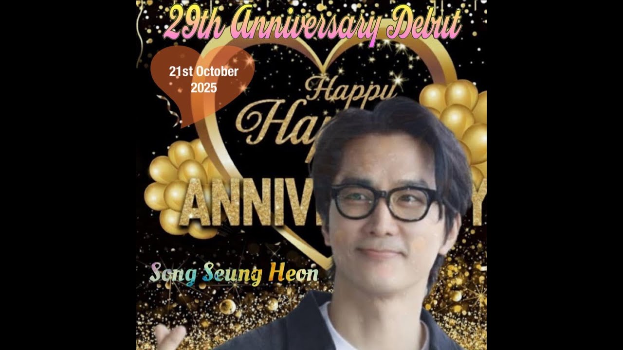 Song Seung Heon~ 29th Anniversary Debut 2025