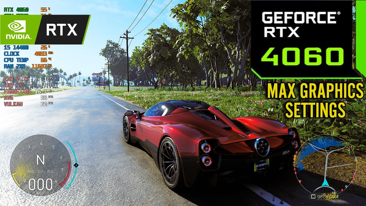 The Crew Motorfest : RTX 4060 8GB ( Maximum graphics Settings )