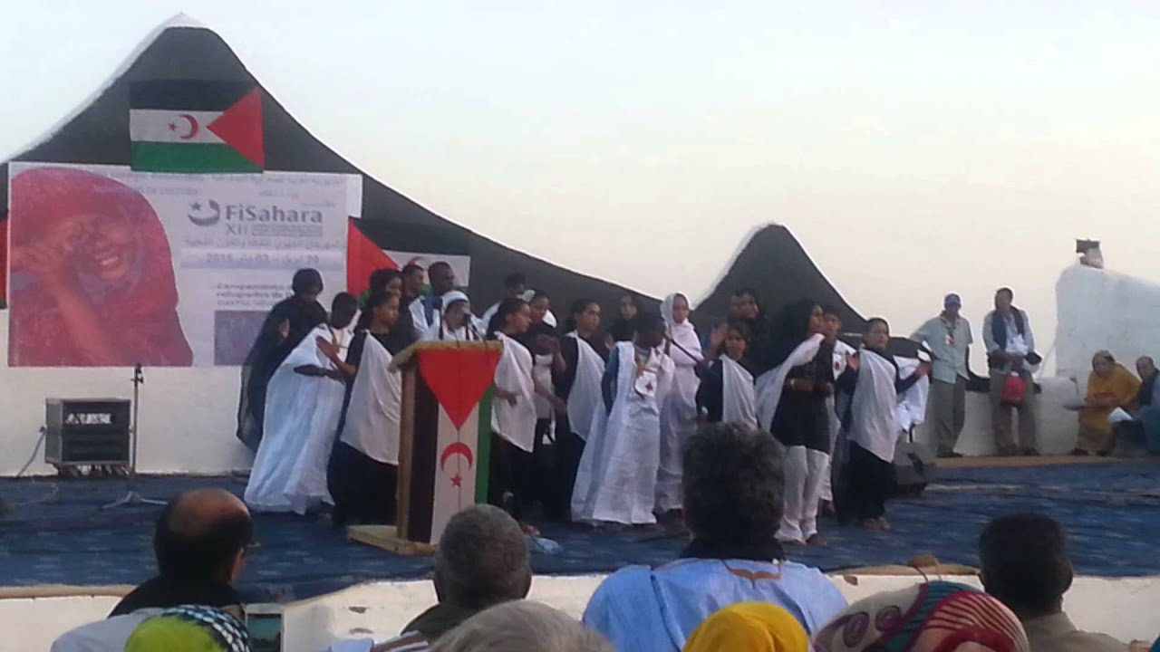 غناء اطفال الصحراء الغربية 2015