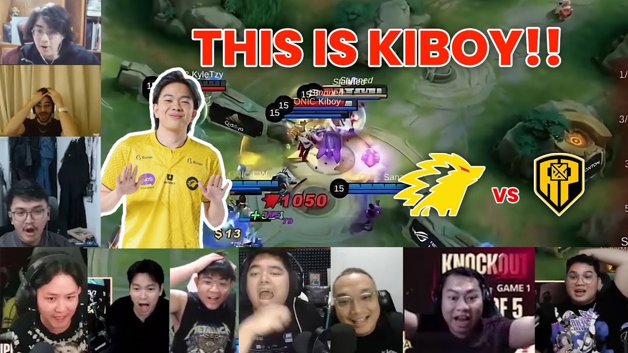 REAKSI STREAMER ONIC VS AP.BREN KIBOY MONTAGE EPIC COMEBACK! | M5 UPPER BRACKET FINAL MATCH 1