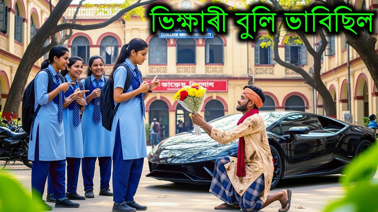 কোটি - পটি ল'ৰাই যেতিয়া ভিক্ষাৰী হৈ কলেজৰ ছোৱালী প্ৰপোছ কৰিলে, কি হ'ল তেতিয়া | lahori assam
