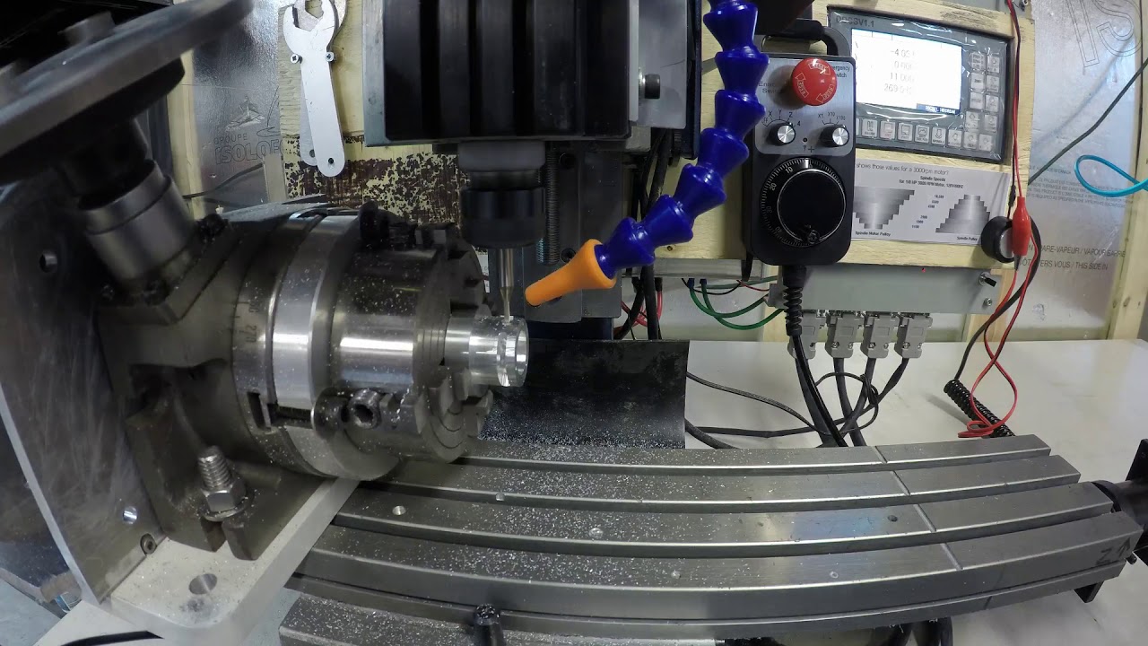 Fusion 360 , G93 code demo with DDCSV on my Taig 4 axis