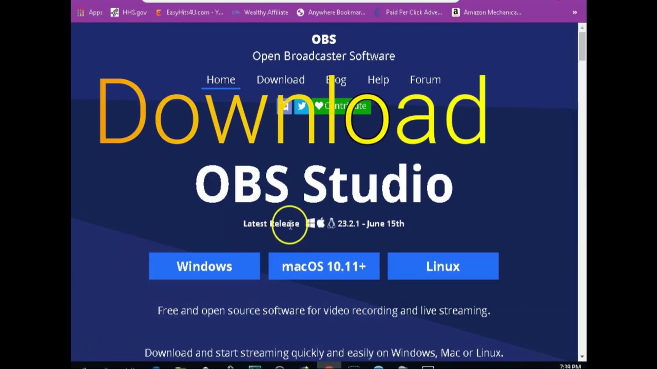 OBS Free software for live streaming and screen sharing collab #iamkeva #boogietyme