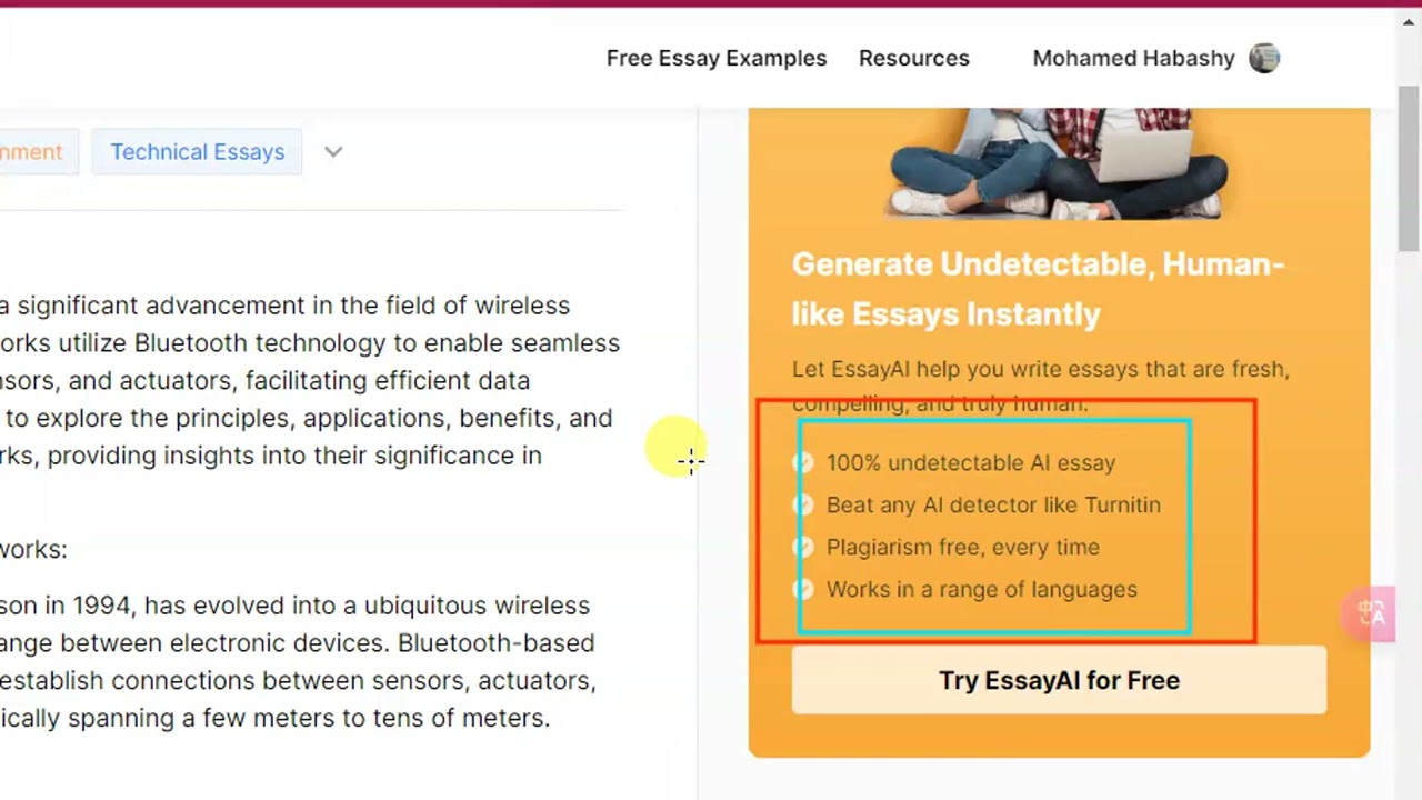 كنز جديد كتابة مقالة علمية بطريقة بشرية لا تكتشف بواسطة Turnitin البديل المجاني لـ aithor.com