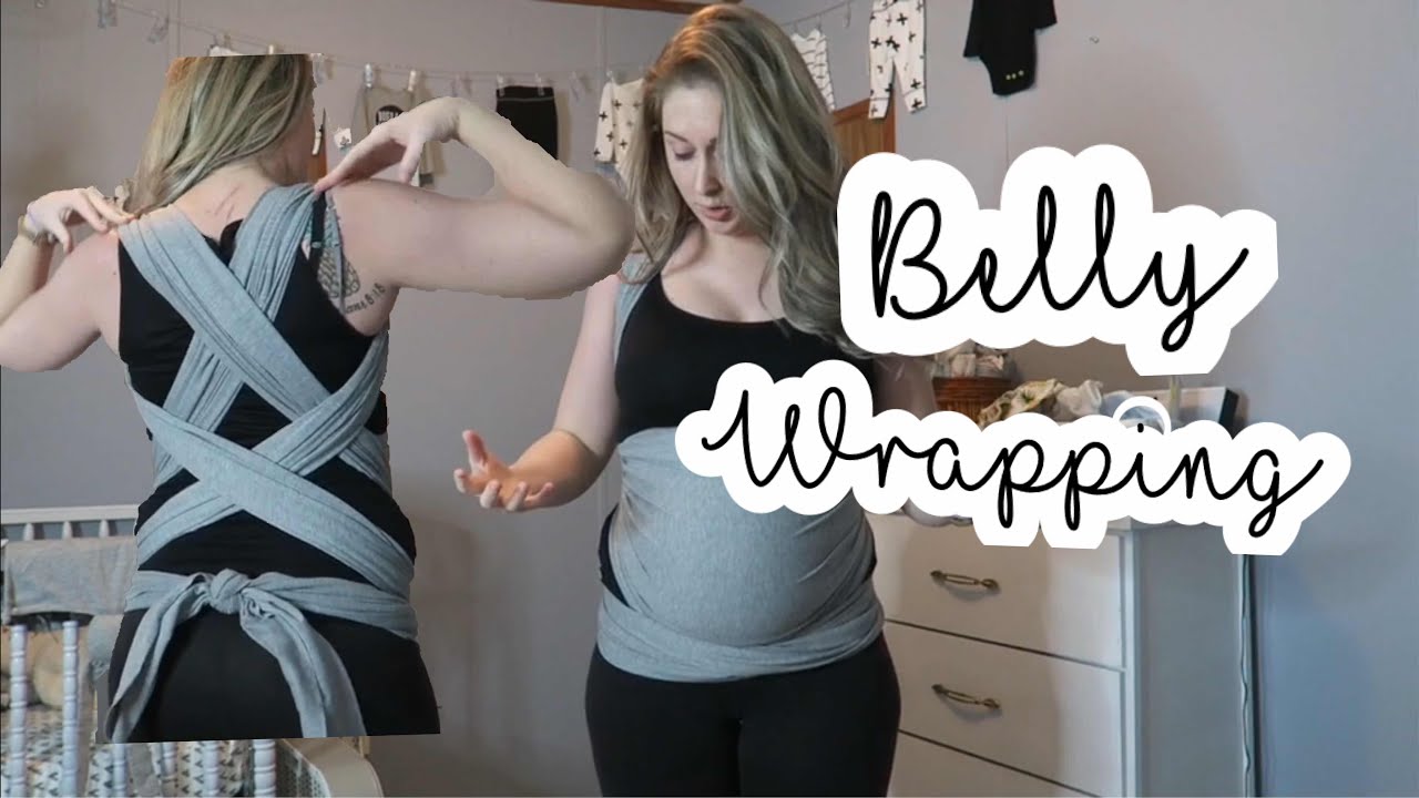 HOW TO WRAP YOUR PREGNANT BELLY FOR SUPPORT