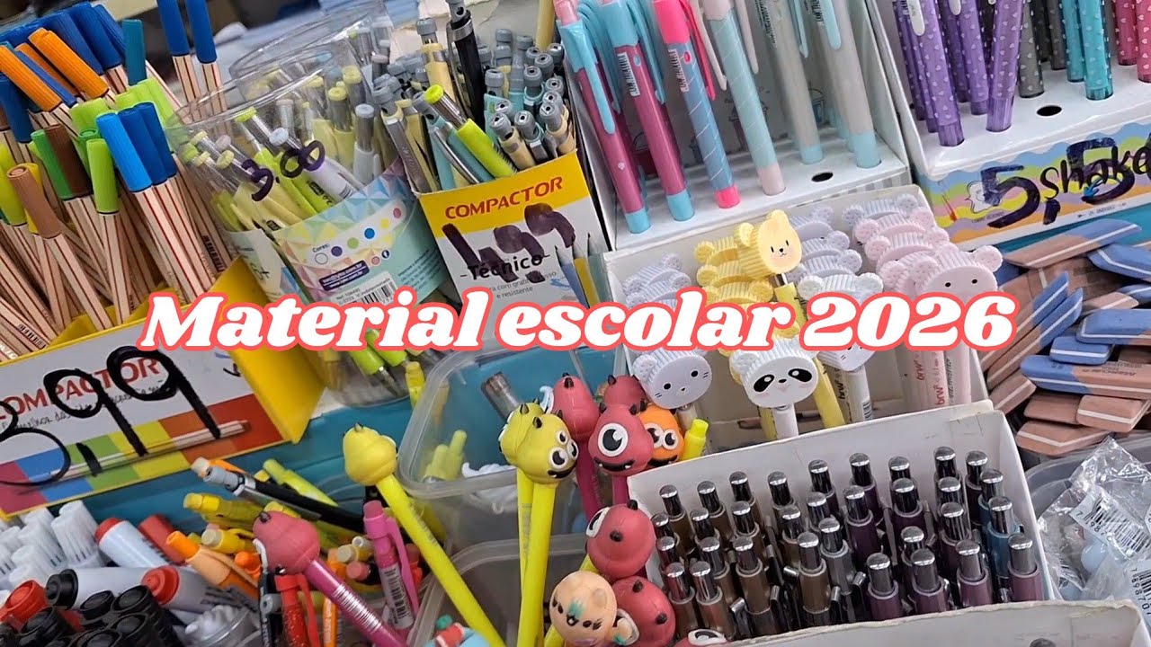 Comprando material escolar | 2026👩🏼‍🏫🎒📚