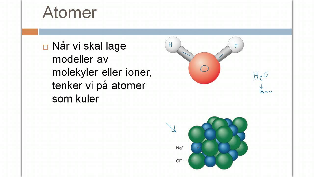 Atomer og atommodeller