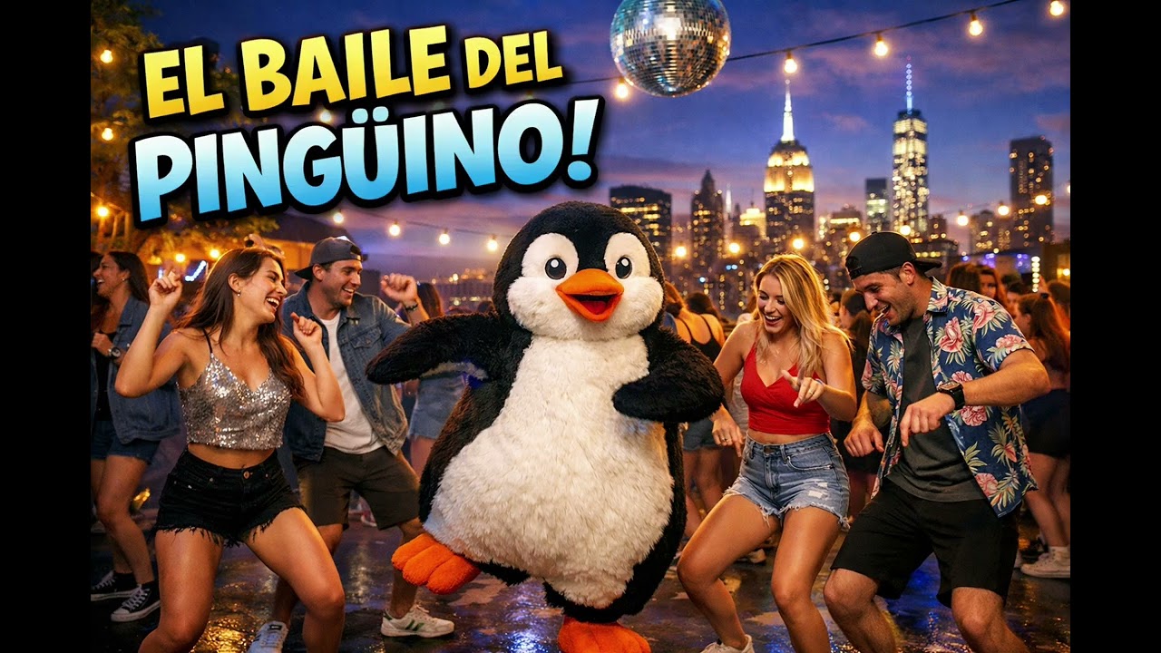 El Baile  del Pingüino #merengue Sabroso para bailar #musica #music 