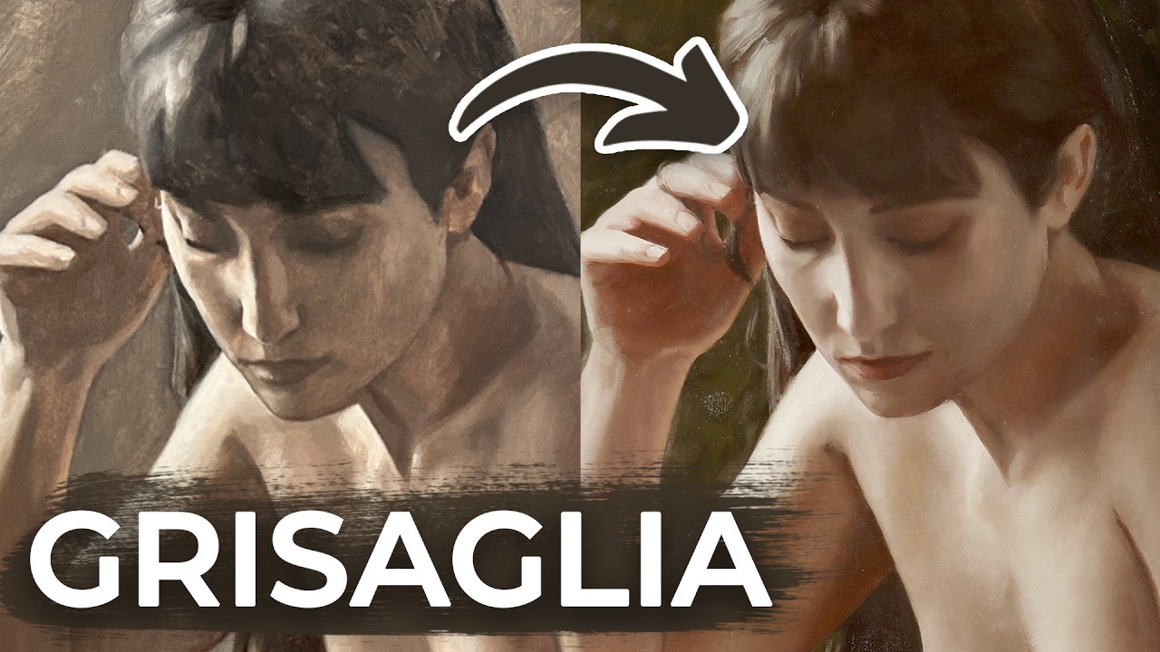 MIGLIORA IL TUO CHIAROSCURO CON LA GRISAGLIA | Per pittura a olio, acrilico e acquarello