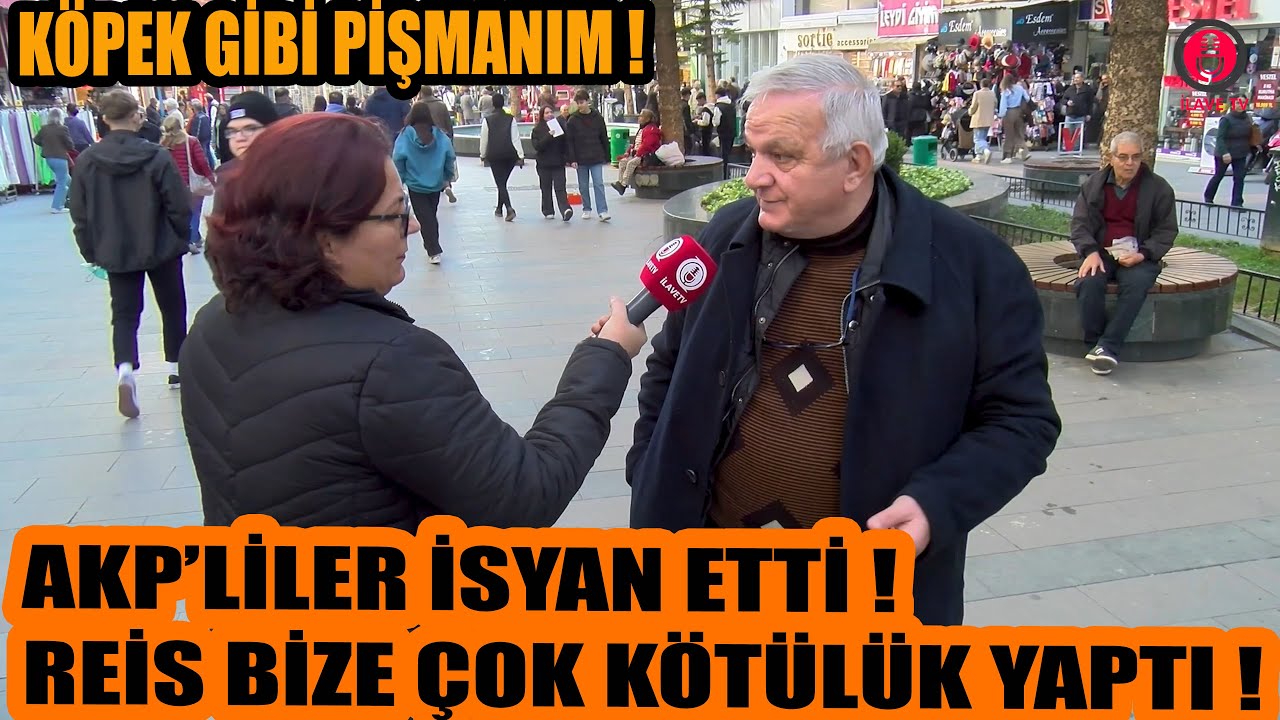 Köpek Gibi Pişmanım ! Reis Bize Çok Kötülük Yaptı ! AKP'li Amca İsyan Etti !