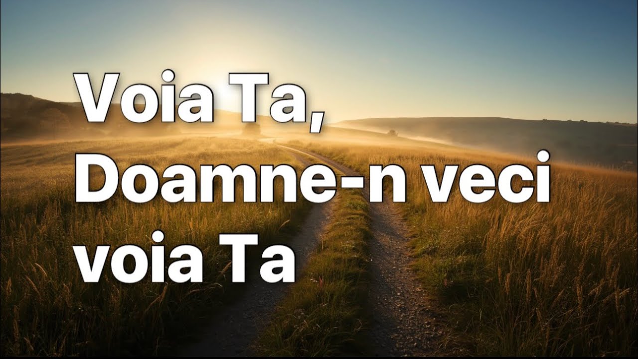 Voia Ta, Doamne-n veci voia Ta (Cover)