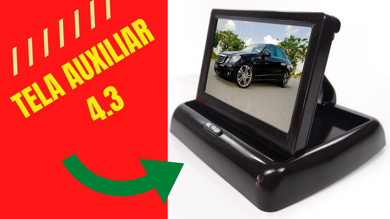 Instalação da câmera de ré e tela auxiliar no Chevrolet Agile