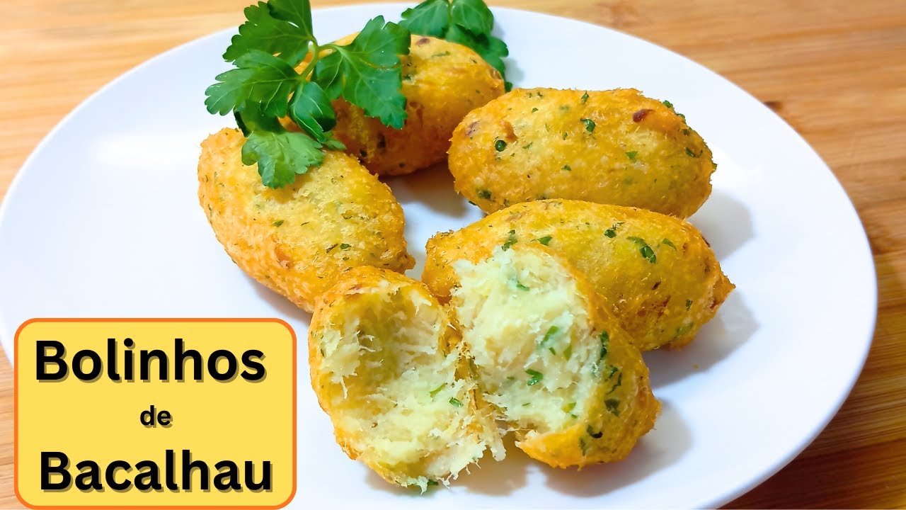 Bolinhos de Bacalhau [Receita Portuguesa ]