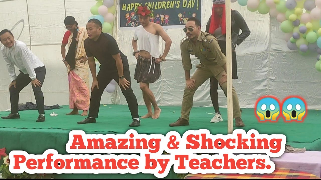 Shocking Performance by Teachers on children's Day | St. John HR. Secondary School| Dimapur Nagaland