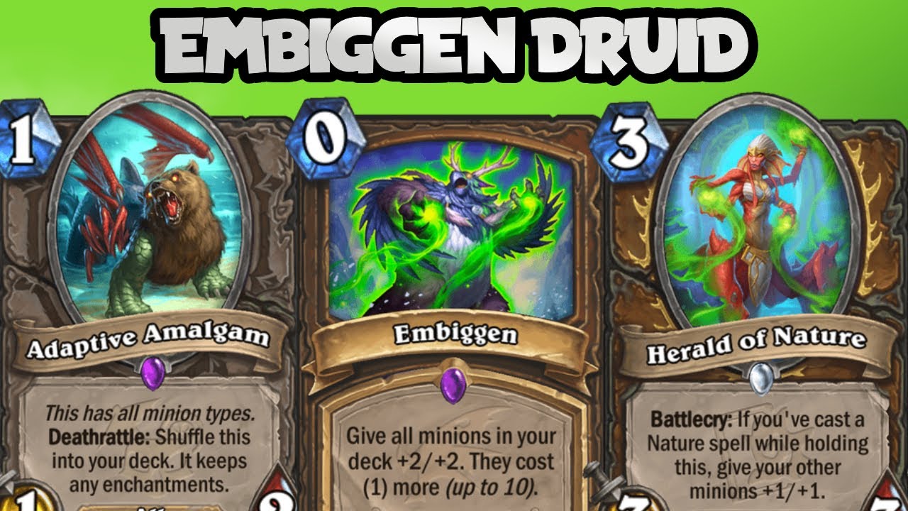 Druid's Best Aggro Deck - Embiggen Druid!