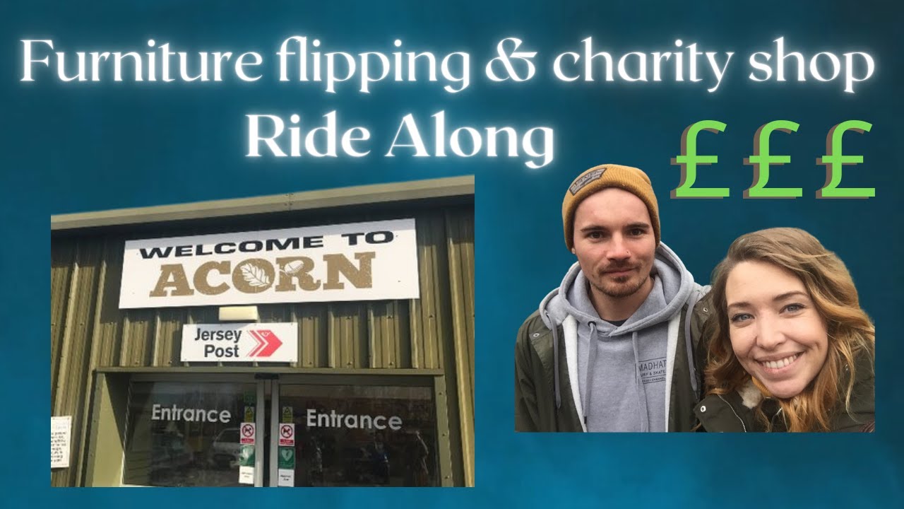 Flipping Furniture And a Charity Shop Ride Along//Sales//Sidehustle