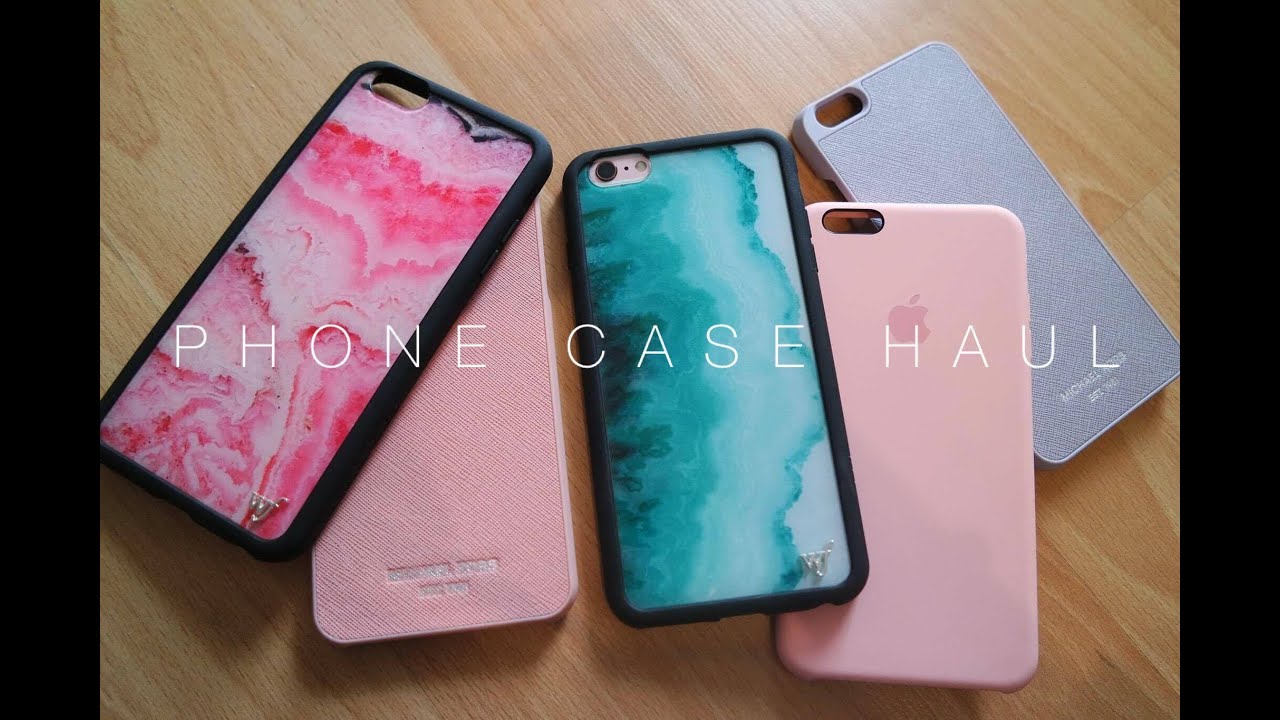 PHONE CASE HAUL(WILD FLOWER,MICHAEL KORS,APPLE)