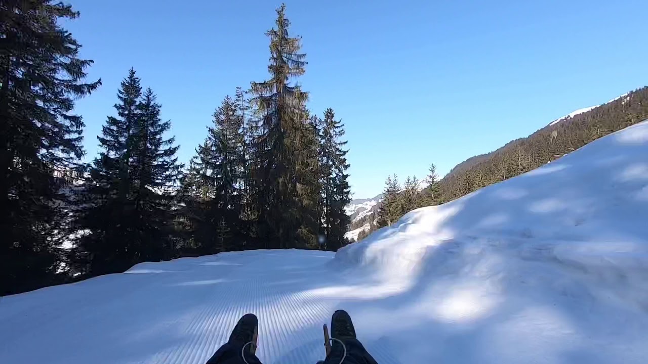 Rodeln mit Torggler Rennrodel in Klosters-Davos Madrisa Schlittelspass