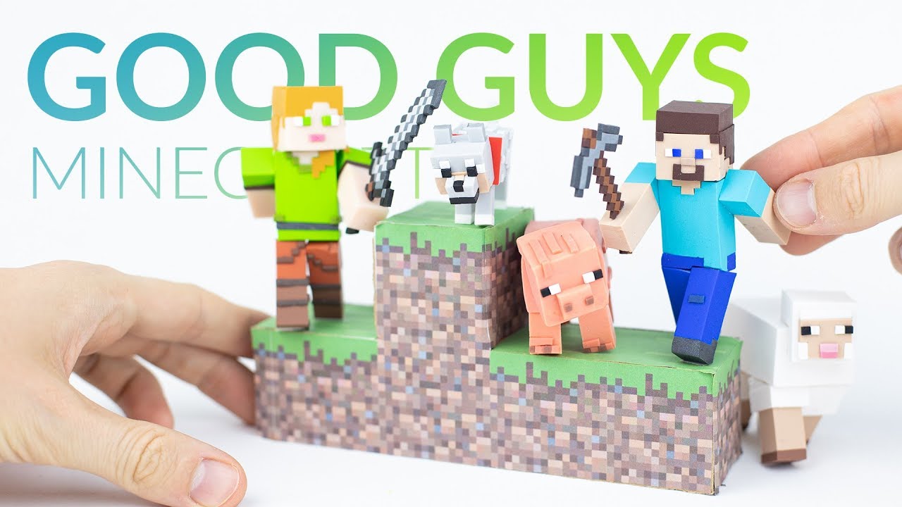 Making MINECRAFT's Good Guys with Polymer Clay