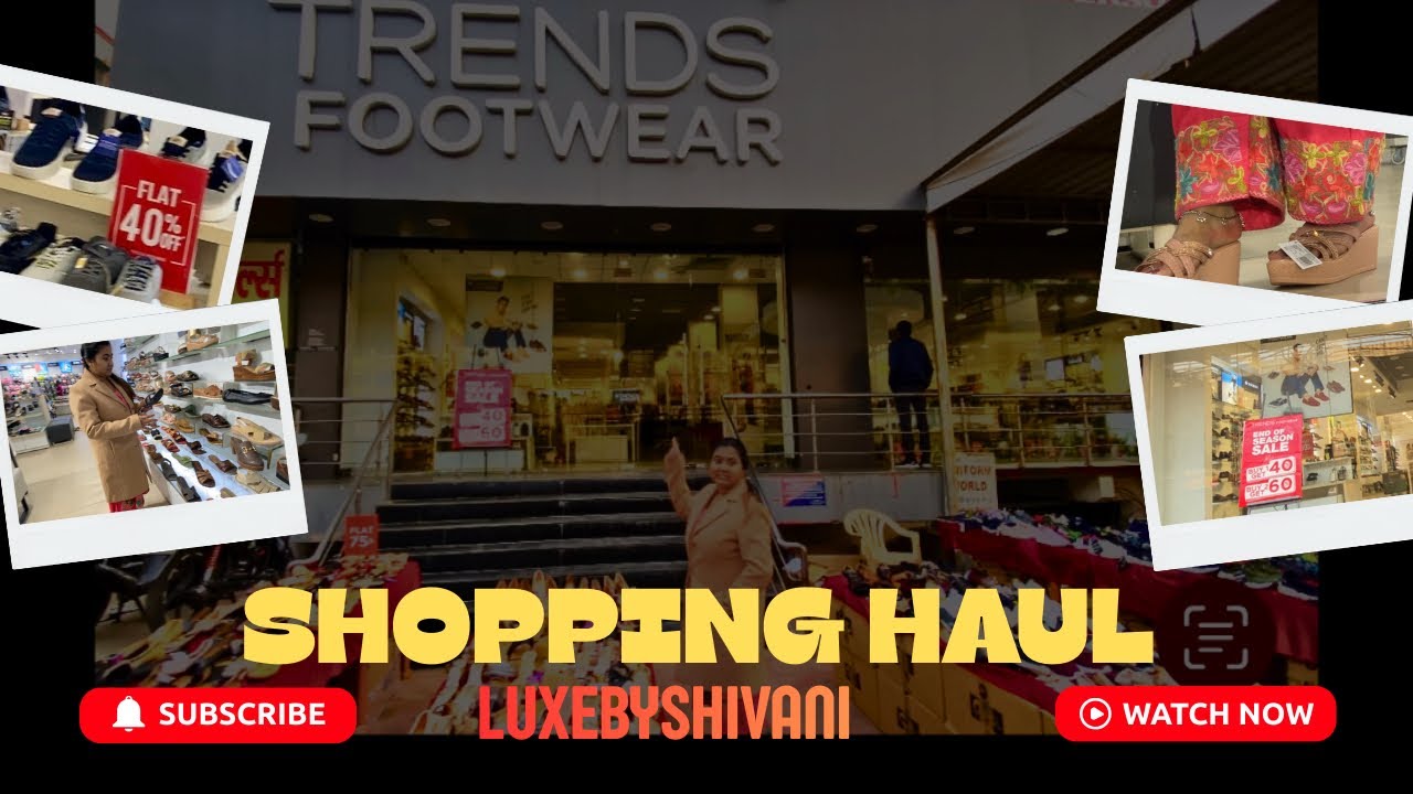 LUXURY brands at 70% DISCOUNT price. RELIANCE TRENDS FOOTWEAR store visit.