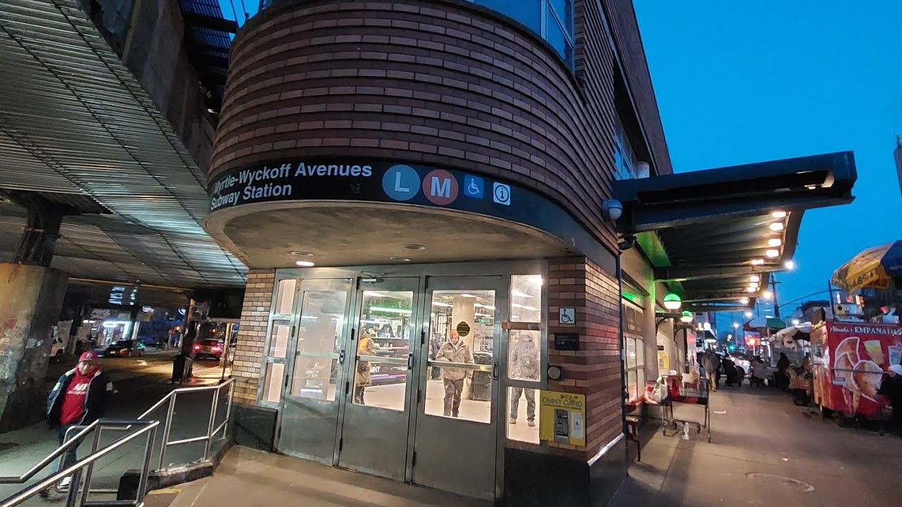 MTA NYC Subway: R143 (L) Train & R160A-1 (M) Train + A Tour of the Myrtle-Wyckoff Avenues Station 