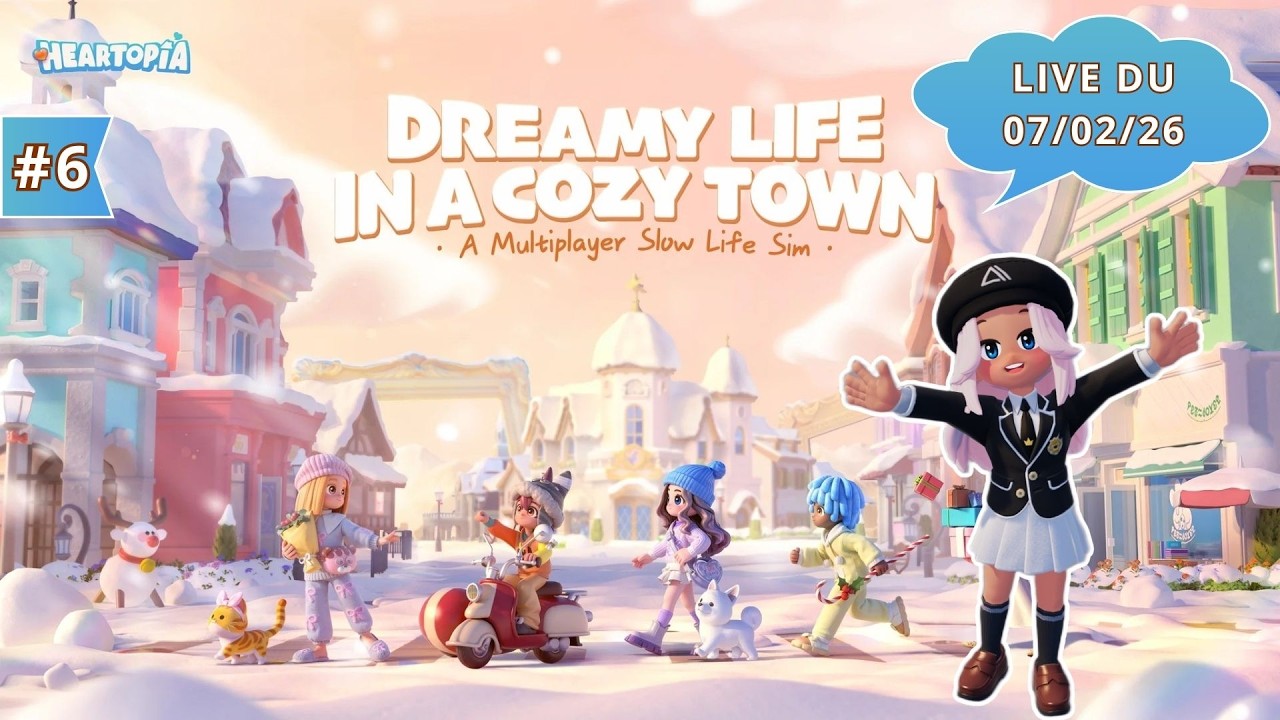 VOD - Saison des Neiges: Tableau, Poisson, Quêtes / HEARTOPIA #6 - 07/02/26