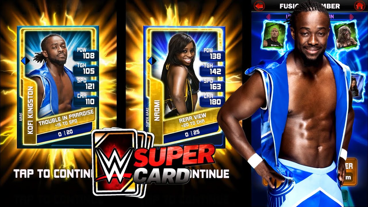 WWE SuperCard Gameplay Ep.19: Super Rare Fusion Naomi, Ultra Rare Fusion Recipe & RTG Gameplay